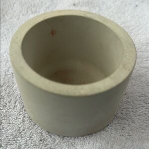 Minimalist Cream Concrete Planter